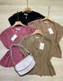 MATINEE V-Neck Button Down Knitted Tops